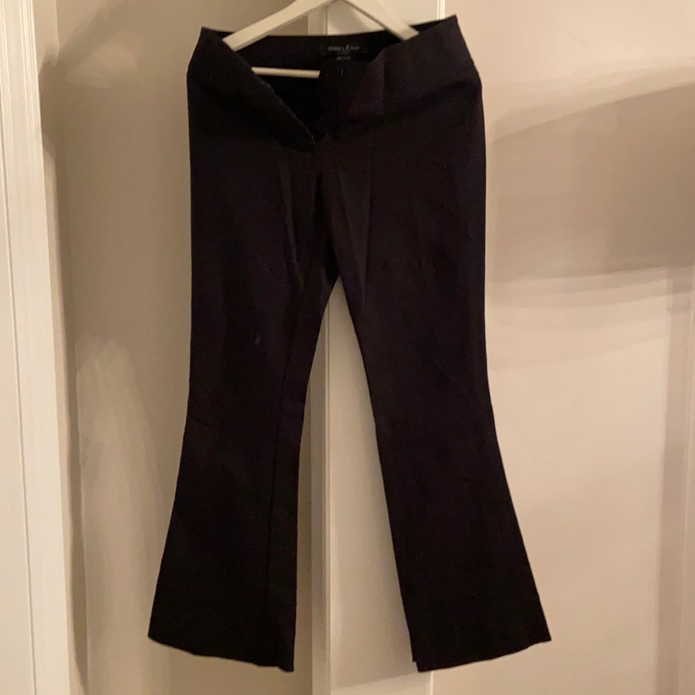 Black flare dress pants